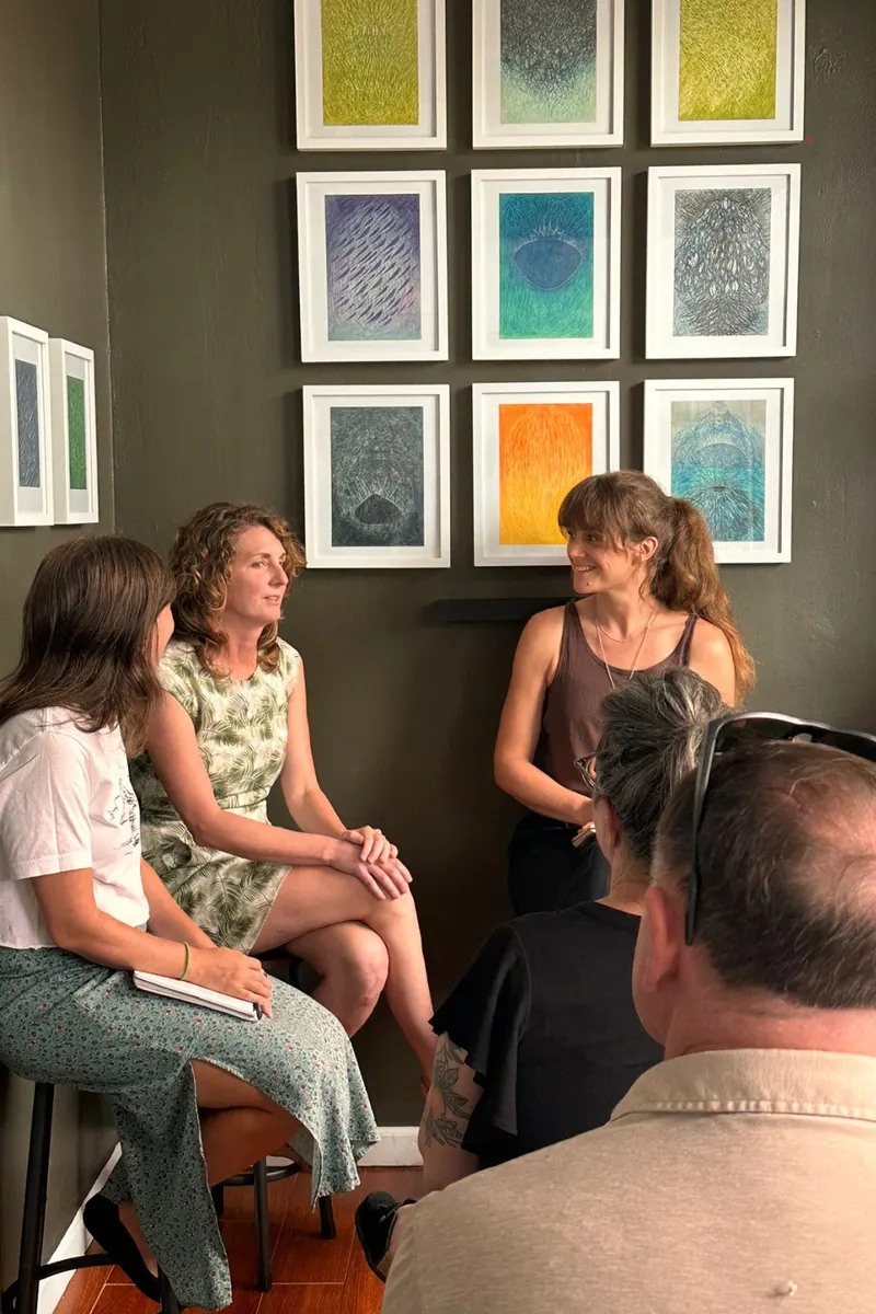 Guests listening during a workshop