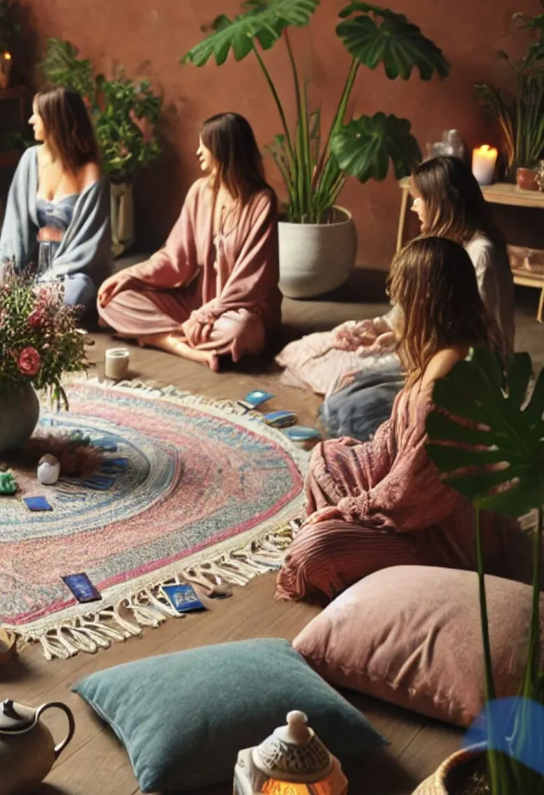 Women's circle in the studio
